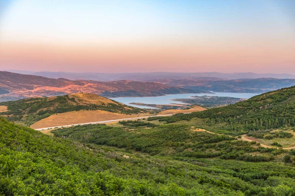 Jordanelle State Park in Utah