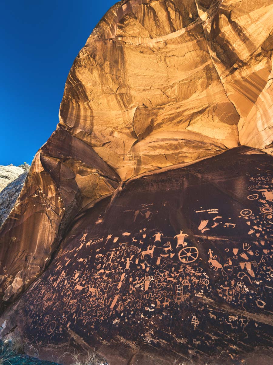 Petroglyphs at Newspaper Rock