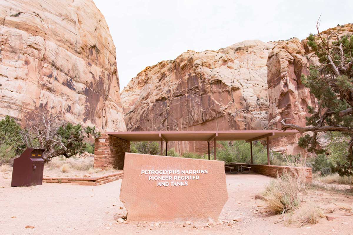 Pioneer Register Capitol Reef 