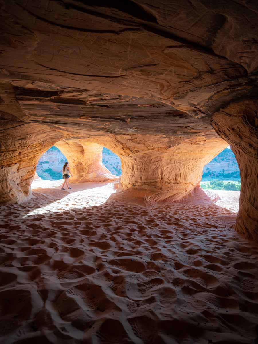 Sand Cave in Kanab, Utah