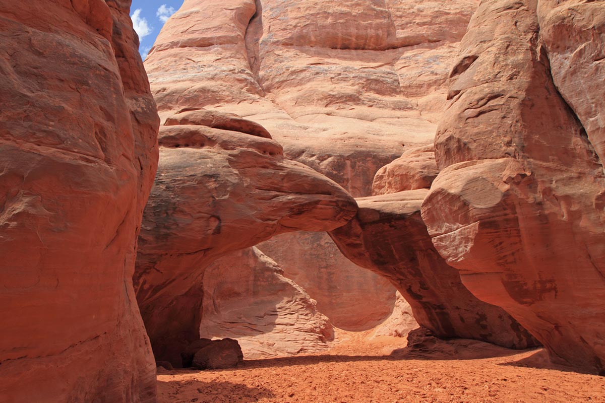 Sand Dune Arch at Arches National Park