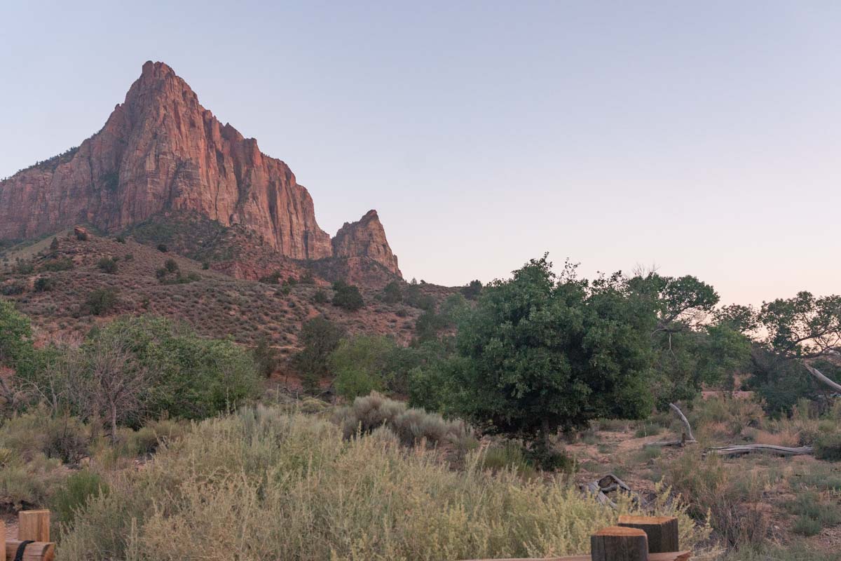 Zion National Park - Pa'Rus Trail Sunset-1