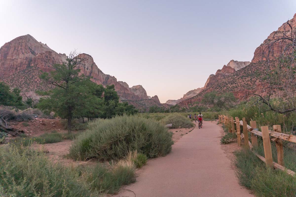 Zion National Park - Pa'Rus Trail Sunset-3