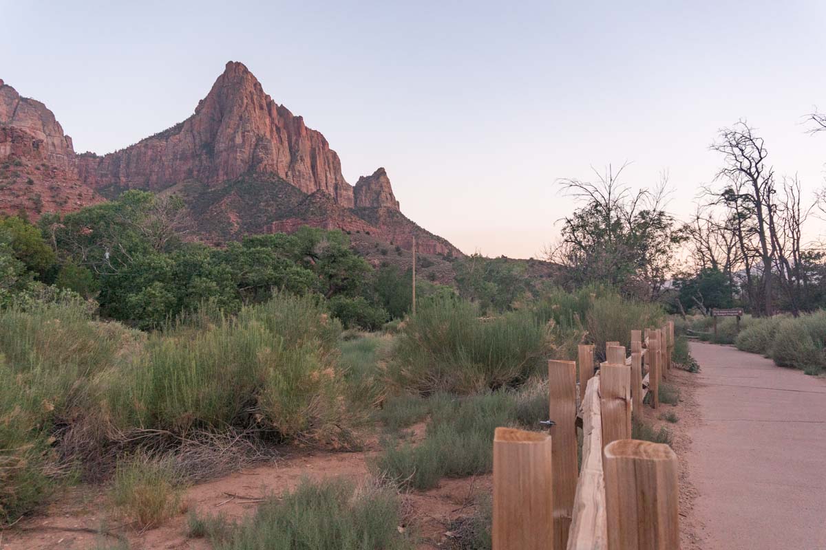 Zion National Park - Pa'Rus Trail Sunset-4