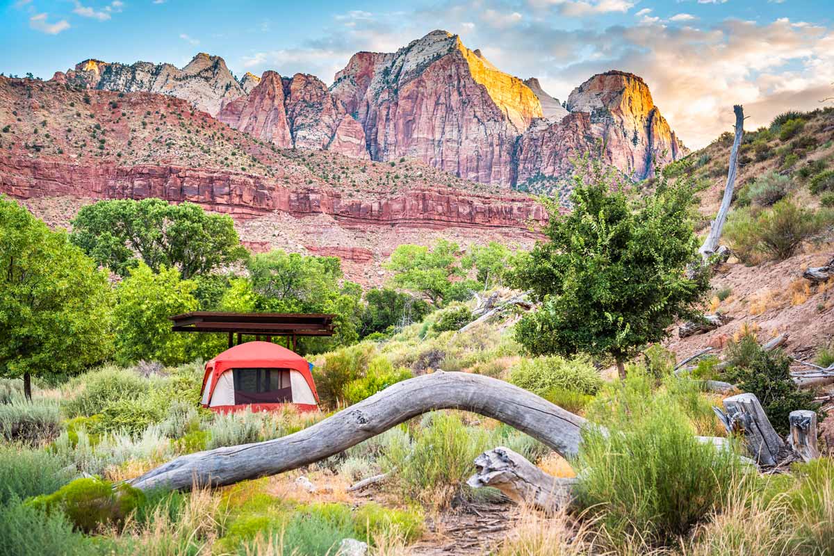 Zion national park deals camping