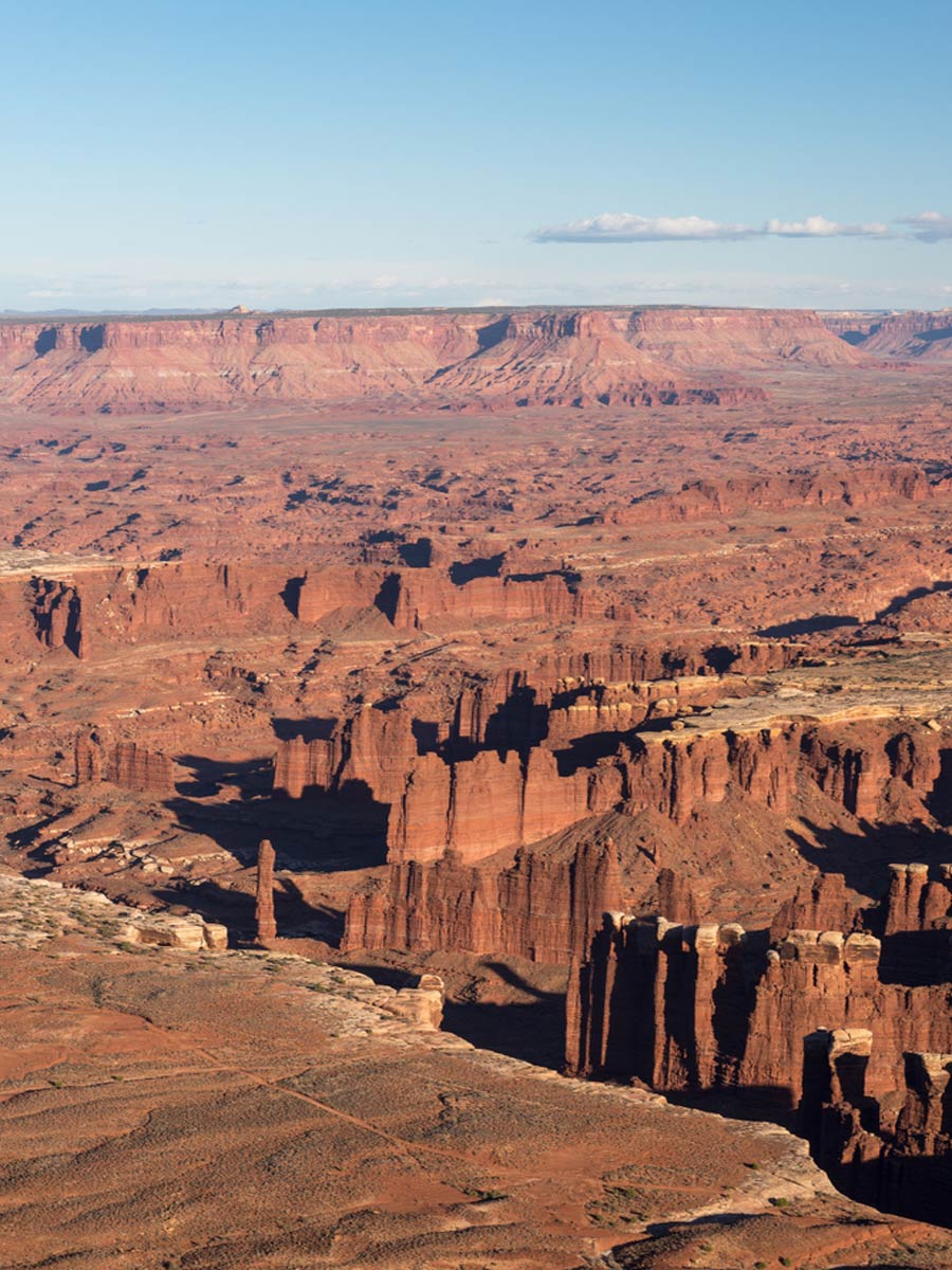 Grand View Point Overlook, from Canyonlands National Park Utah