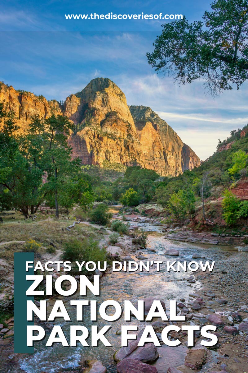 Zion National Park facts