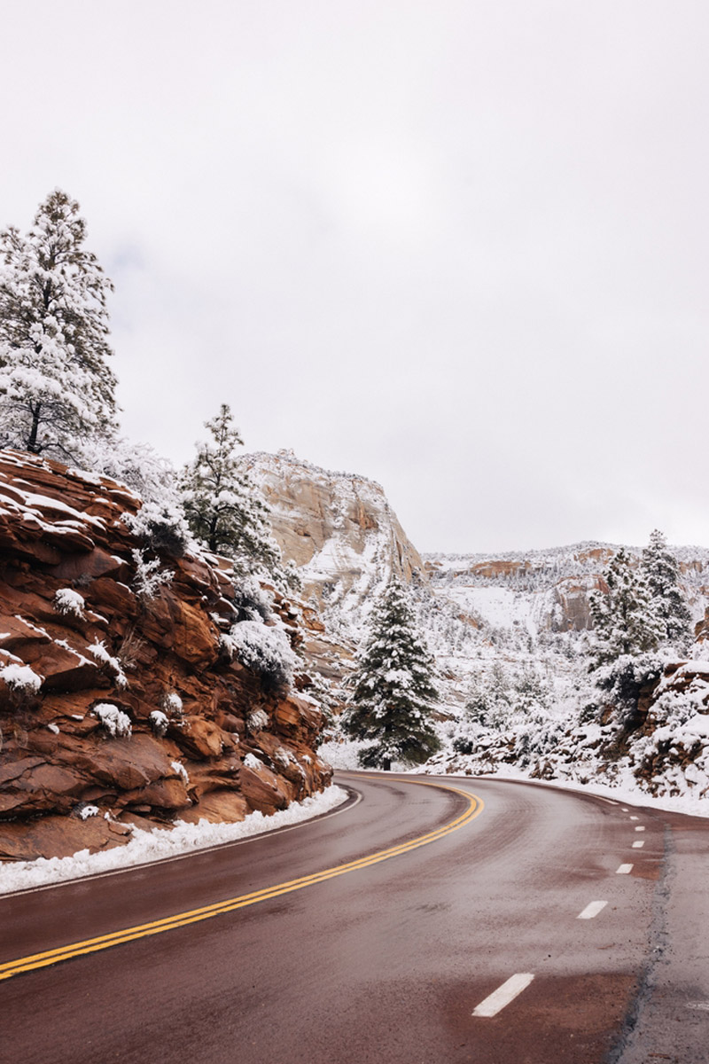 Zion National Park Winter