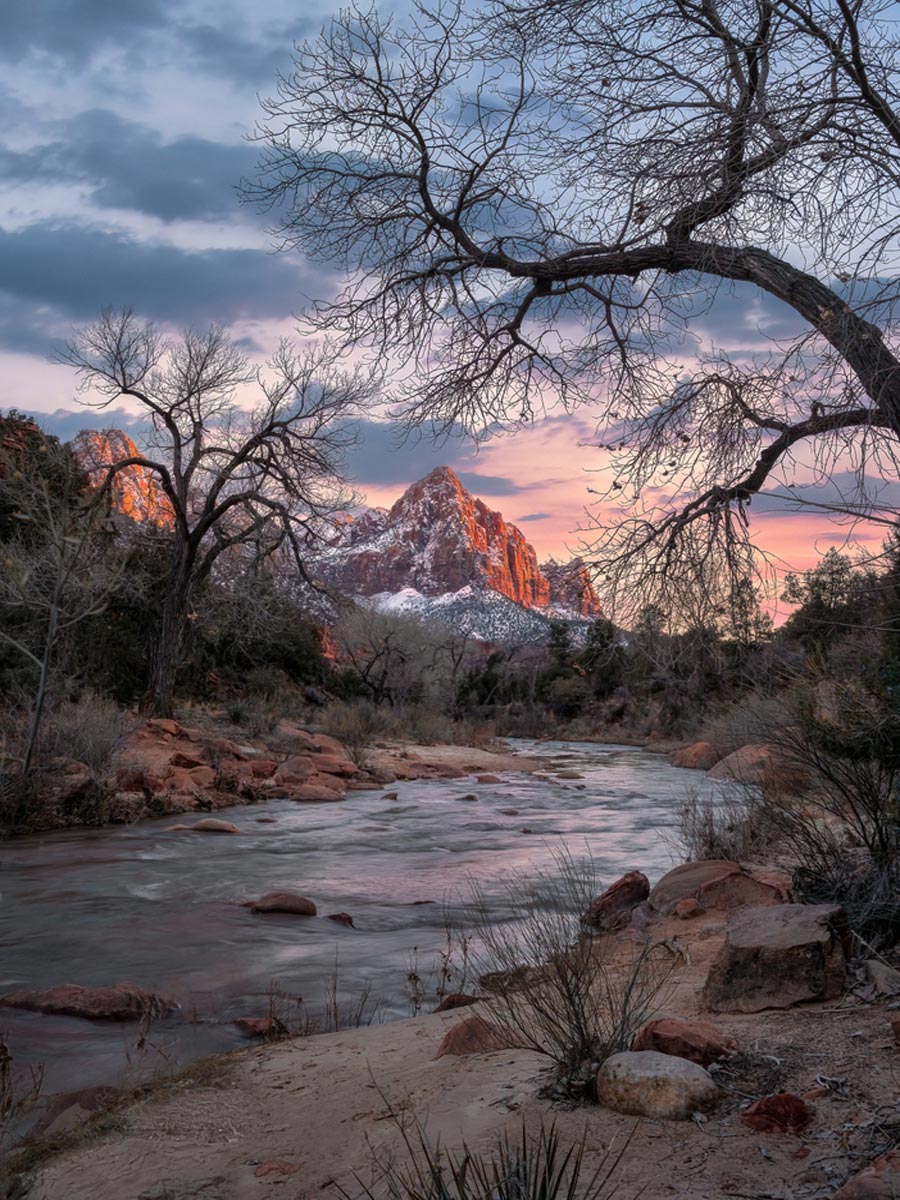 Zion National Park Winter