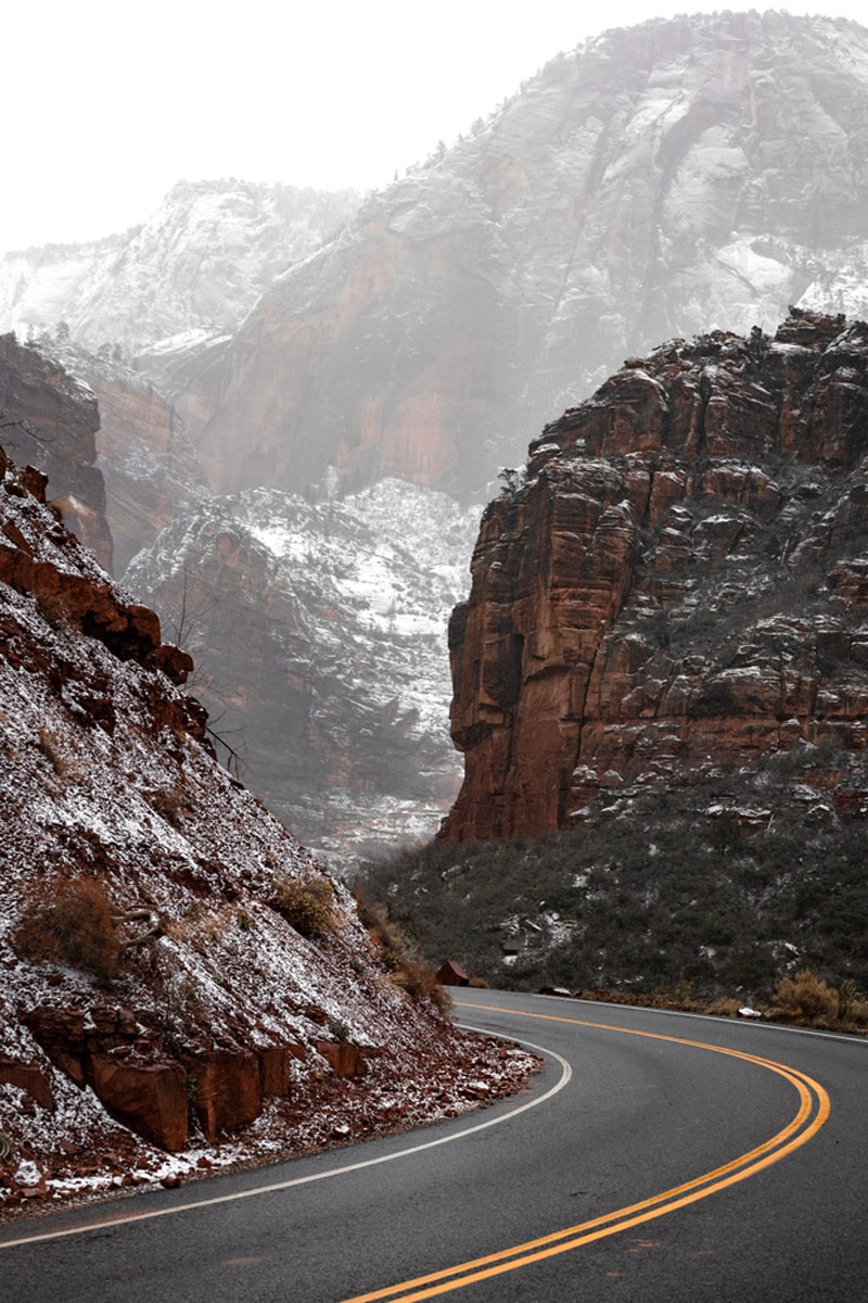 Zion National Park Winter